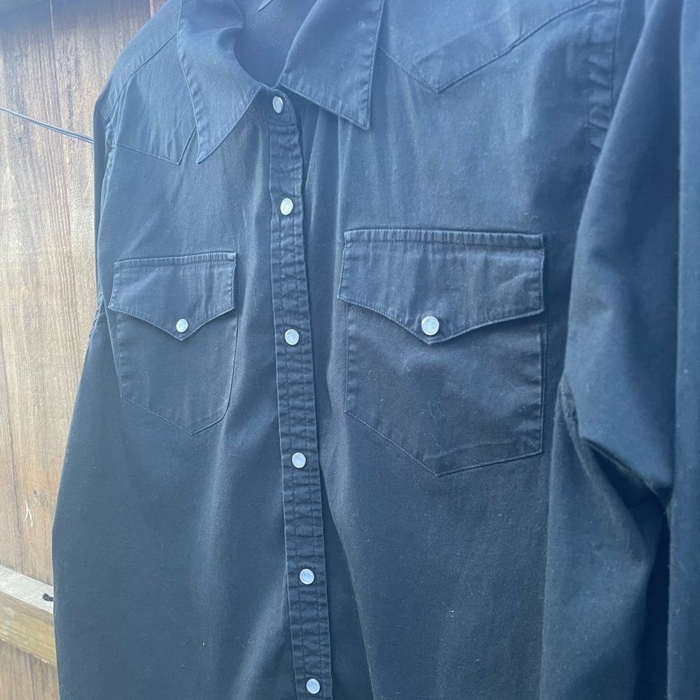 Black Button Down Shirt